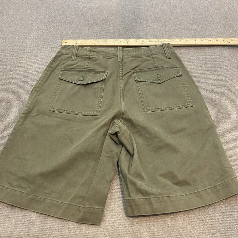 Vintage Gap Shorts Mens Size‎ 29 Olive Green Pockets Thick Heavy Y2K 10